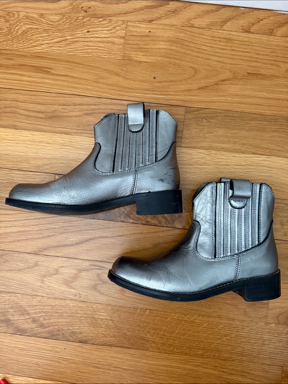 Bonpoint Girls Metallic Pull On Boot
